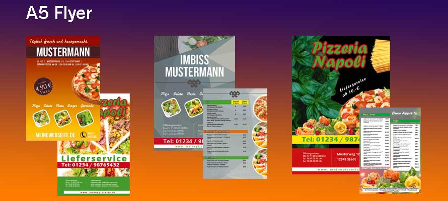 Pizza Flyer Vorlage