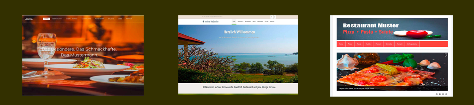 Homepages für Gastronomie
